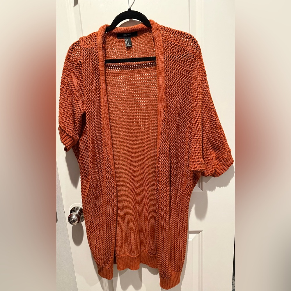 Forever 21 Open Knit Cardigan